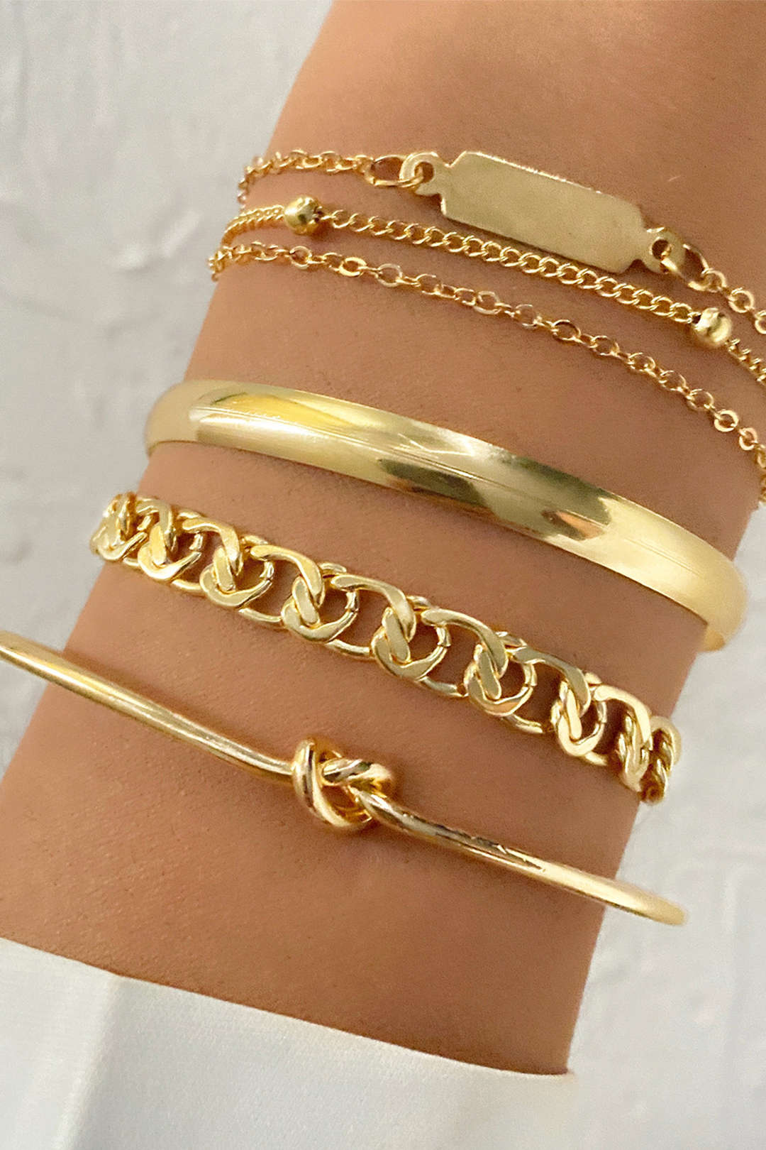 ARMBAND SET INDY | GULD