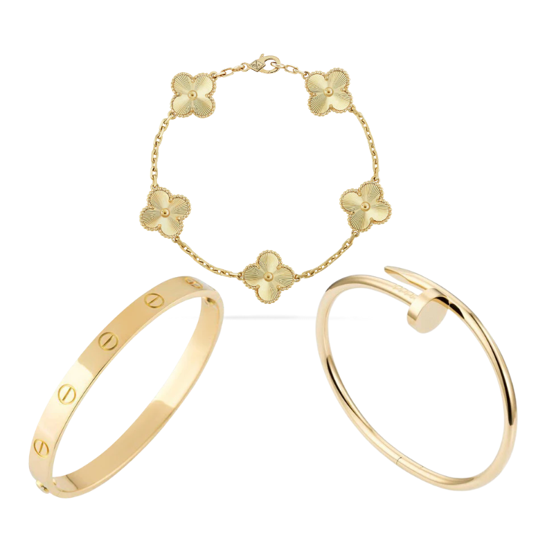 TRIO SET SUNKISSED | GULD