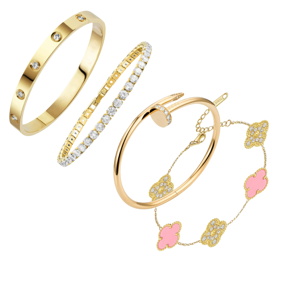 ARMBAND SET MARBELLA | GULD