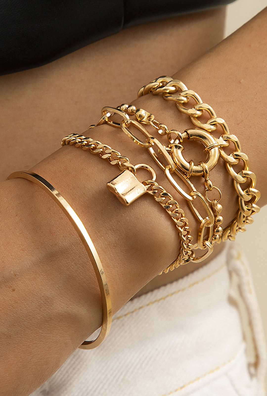 ARMBAND SET LOÏS | GULD